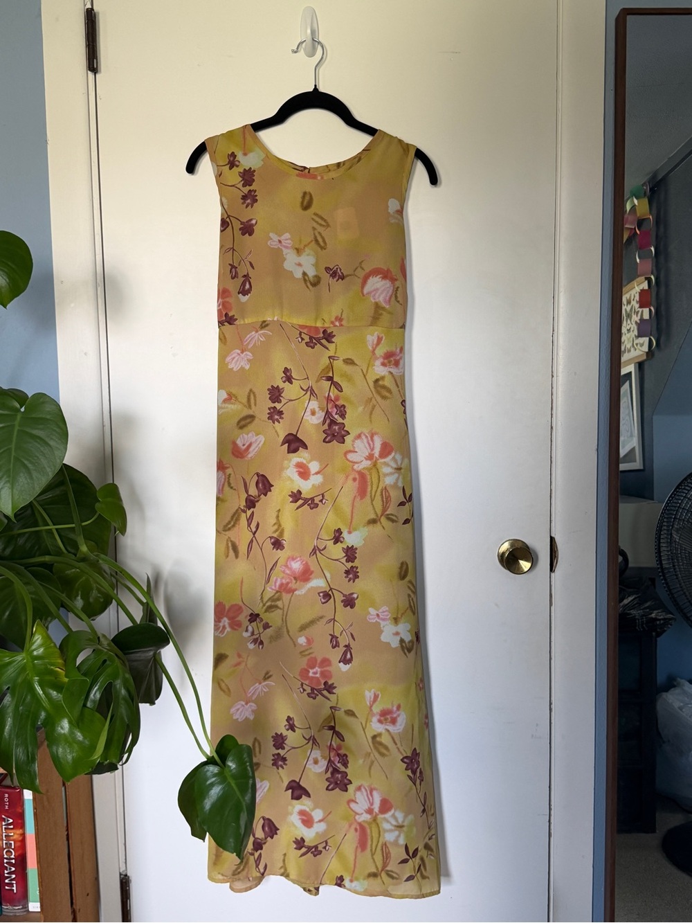 Yellow Floral Maxi Dress